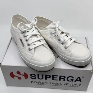 SUPERGA White Cotu Classic 2750 Canvas Sneaker